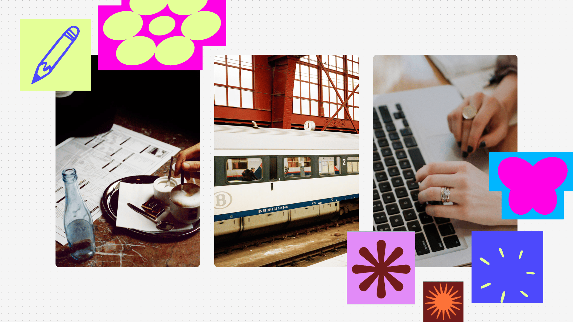 Designers capturing ideas in idle moments