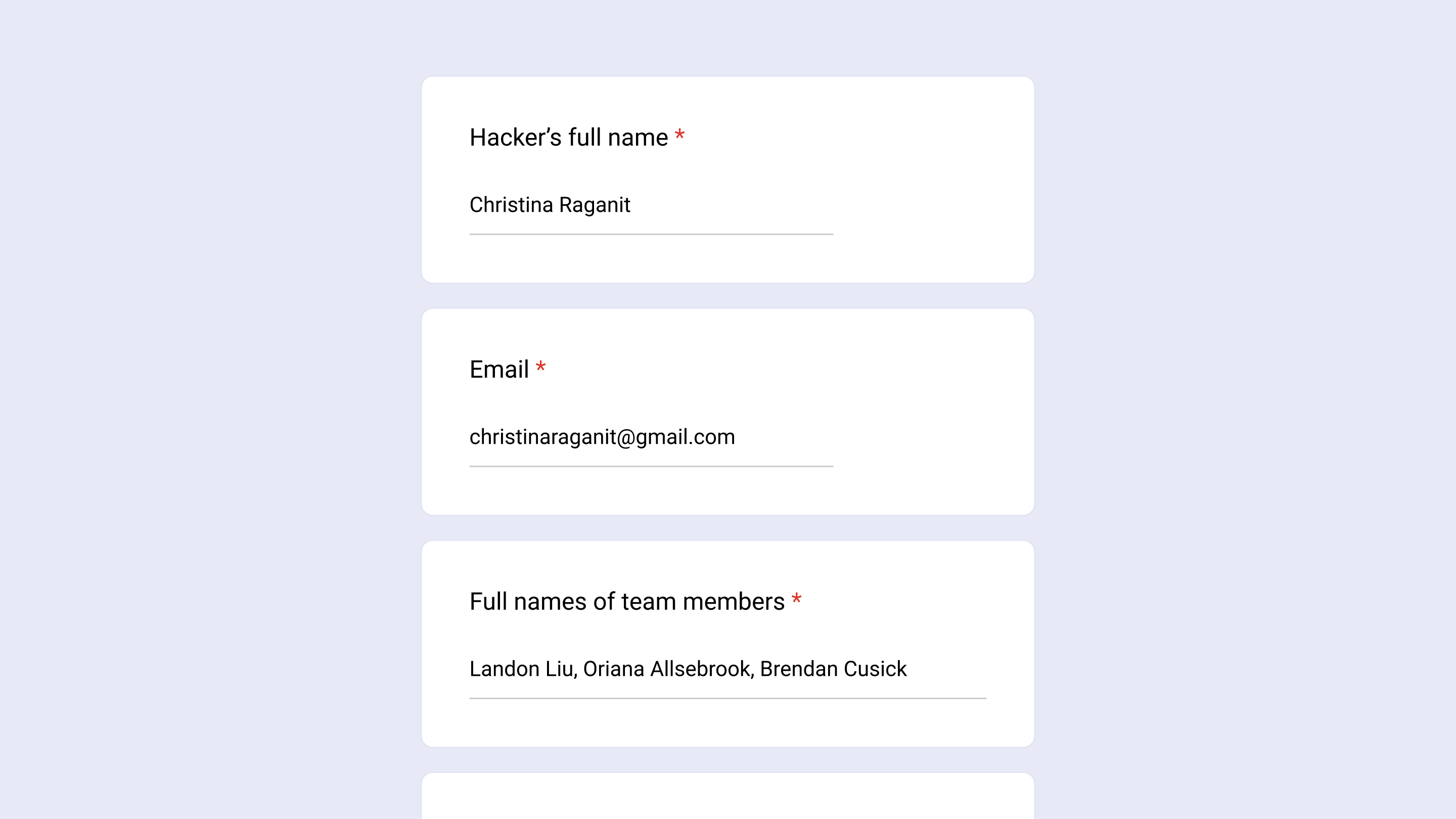 Google Forms