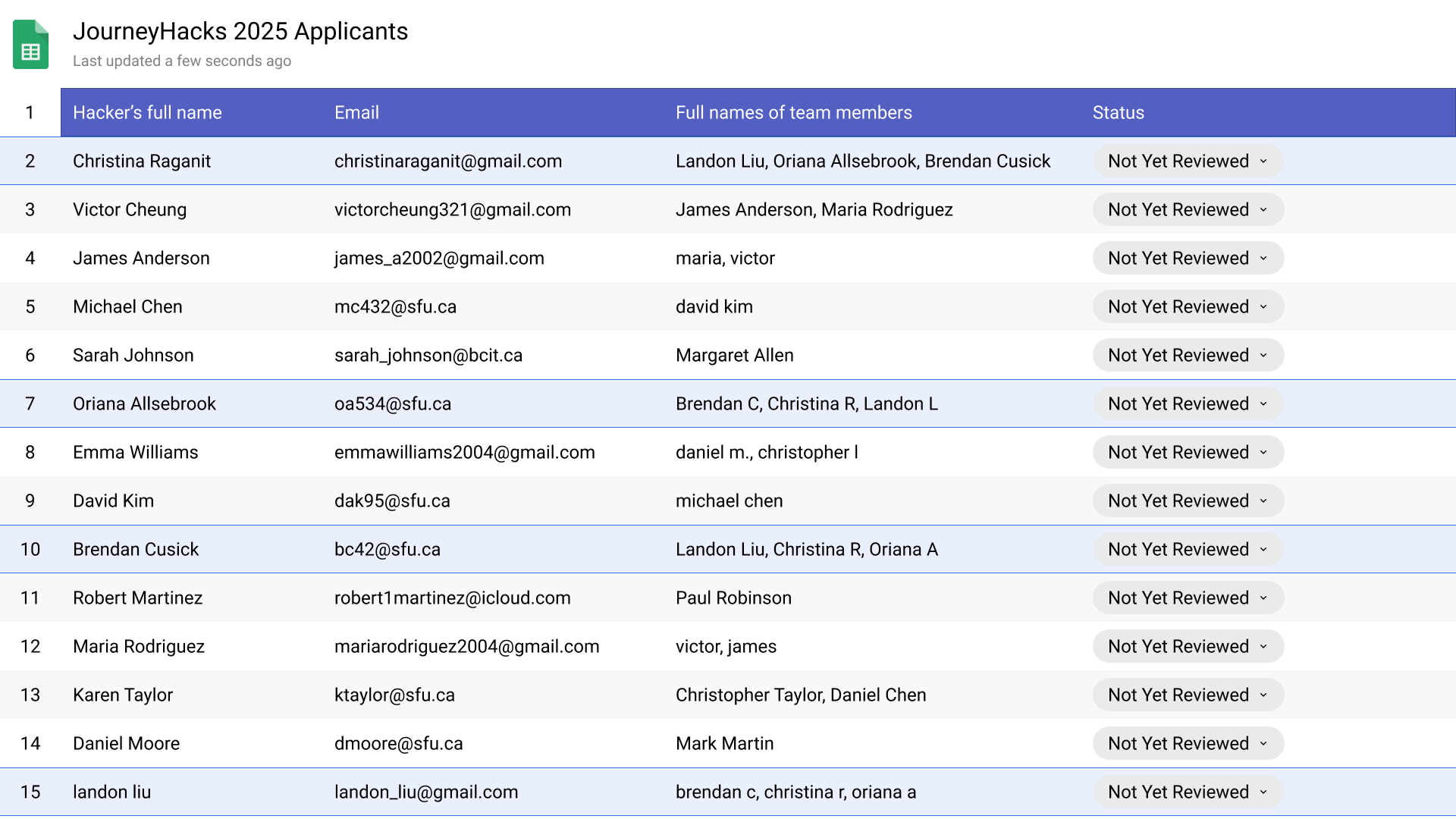 Google Forms
