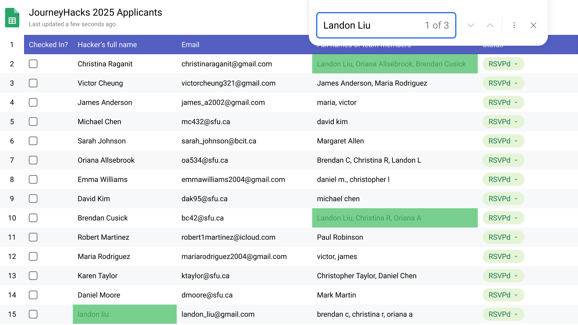 Google Forms
